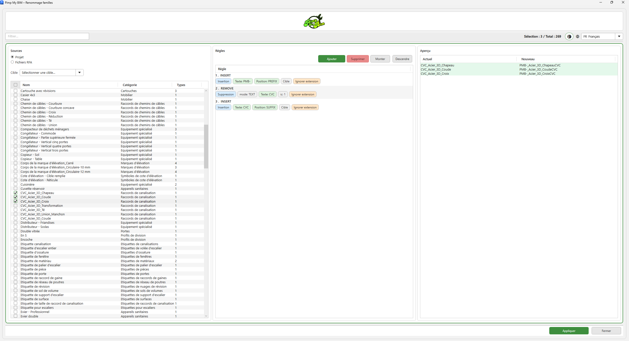 Interface Family Renamer